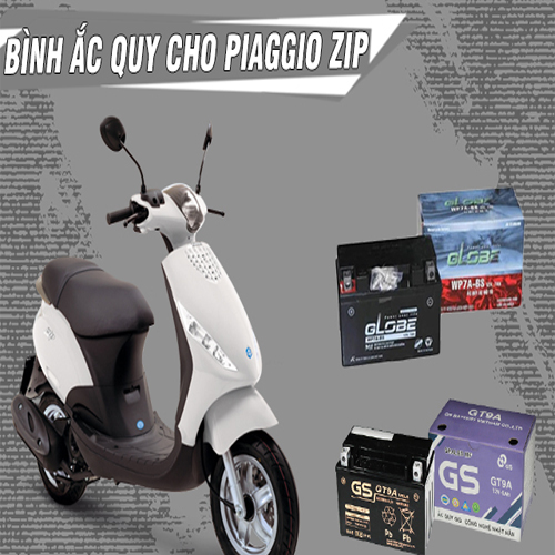 Bình Ắc Quy Piaggio Zip 100 TPHCM Chính Hãng Giá Rẻ
